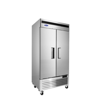 Atosa 39.5" Reach In Freezer with 2 Solid Doors & Bottom Mount Compressor