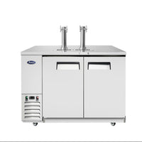 Atosa 58" Draft Beer System 2 Taps & 2 Keg Capacity, Stainless Steel