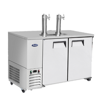 Atosa 58" Draft Beer System 2 Taps & 2 Keg Capacity, Stainless Steel