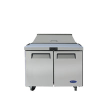 Atosa MSF3610GR 36" Sandwich / Salad 10 Pan Refrigerated Prep Table, 2 Doors