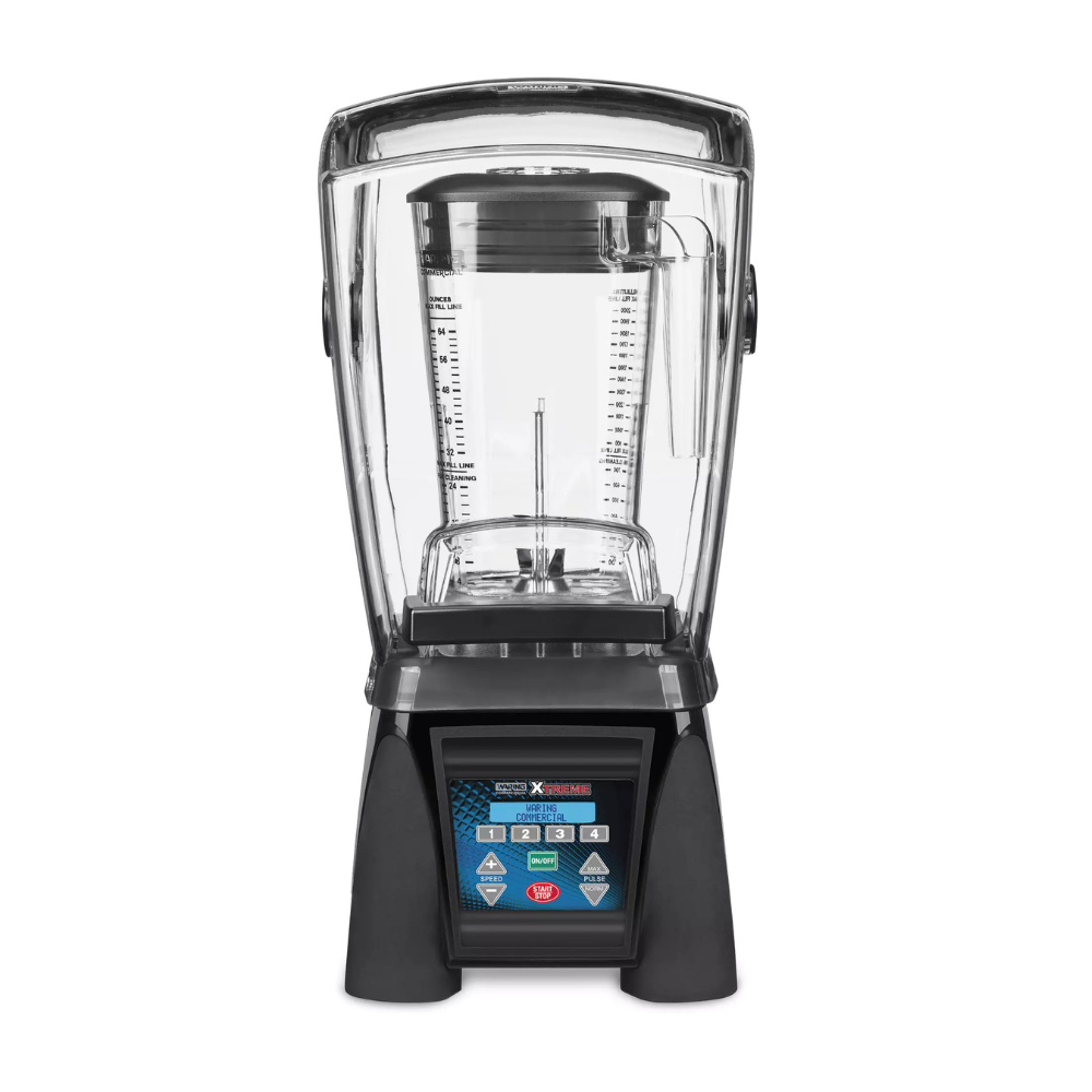 Waring Xtreme 64 Oz Commercial Blender with Programmable Keypad & LCD Screen, Variable Speed, 3.5 HP