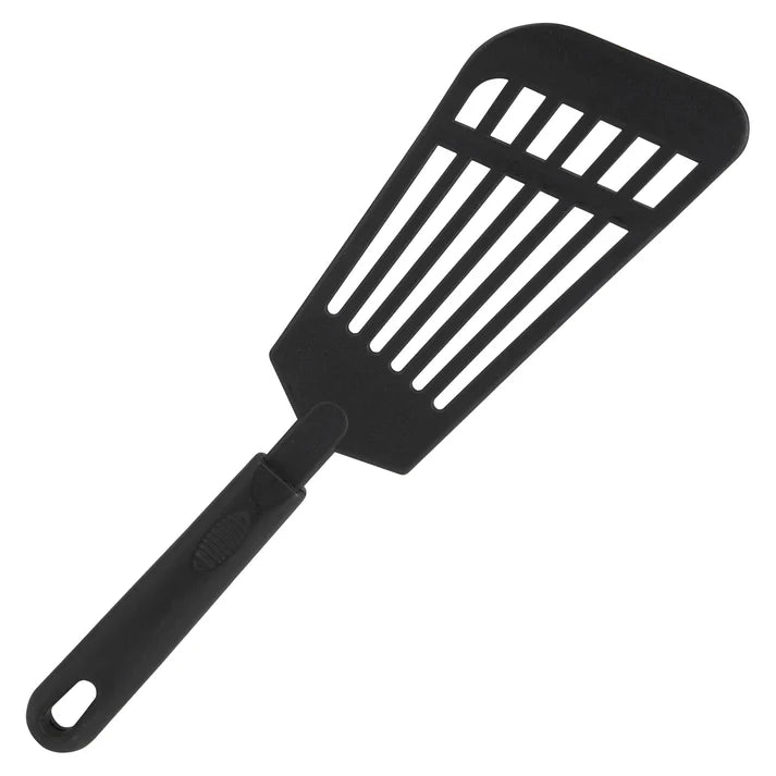 Winco 6" Nylon Fish Spatula, Black - NC-RS