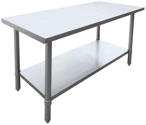 Nella 30" x 60" Stainless Steel Worktable
