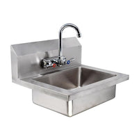 Nella Hand Sink with 4″ Gooseneck Faucet