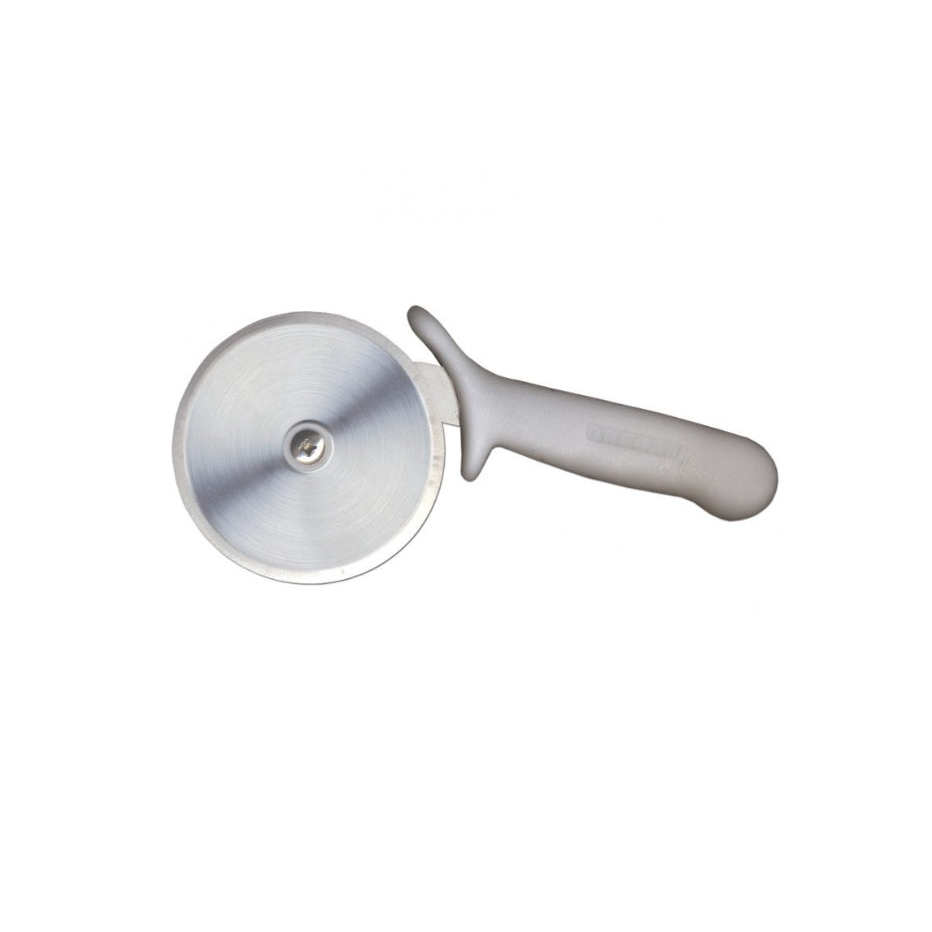 Nella 4" Pizza Cutter with White Handle