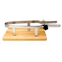 Nella Prosciutto Holder with Wooden Base