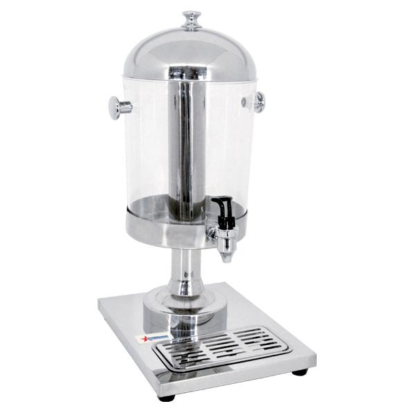 Nella 8 Qt Juice Dispenser with Ice Holding Cylinder, Stainless Steel