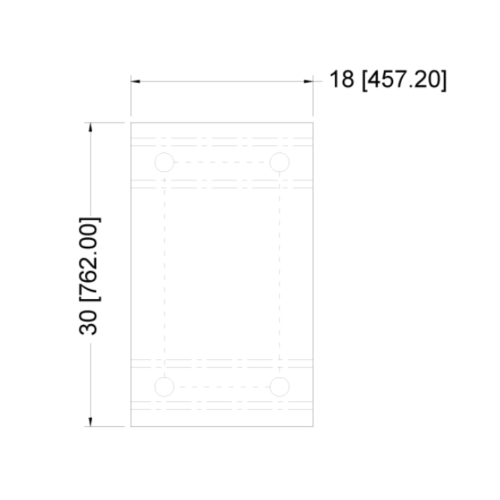 Nella 30" x 18" Equipment Stand, Stainless Steel