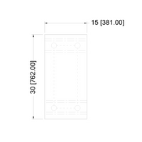 Nella 30" x 15" Equipment Stand, Stainless Steel