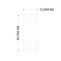 Nella 30" x 12" Equipment Stand, Stainless Steel