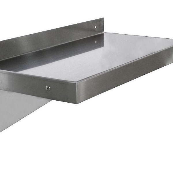 Nella 12" x 72" Stainless Steel Wall Shelf