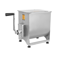 Nella Manual Meat Mixer 44 lb Capacity Stainless Steel