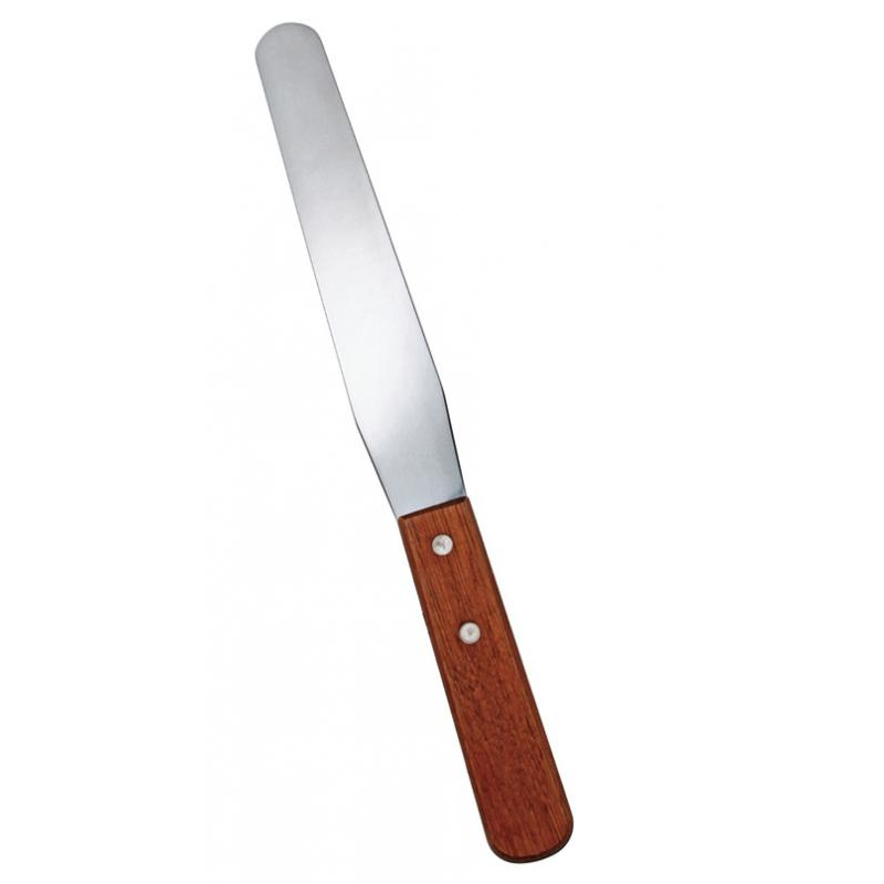 Nella 8" Cake Spatula, Wood Handle