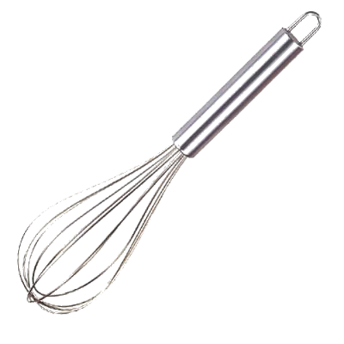 Nella 14" Piano Whip Stainless Steel
