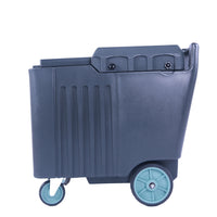 Nella 125 Pound Insulated Mobile Ice Bin with Sliding Lid