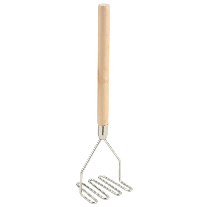 Winco 4.5" Square Potato Masher, 17.75" Handle - PTM-18S
