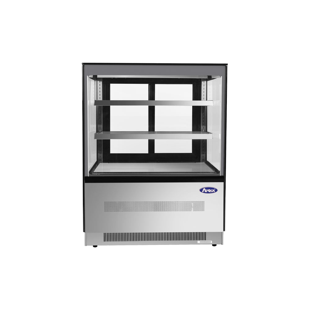 Atosa 35" Square Refrigerated Display Case with 2 Glass Doors