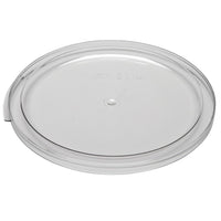 Cambro RFSCWC12 Round Storage Container Cover for 12, 18 & 22 Qt Containers, Clear