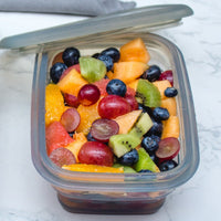 Minimal 860 ml Collapsible Food Container, Silicone