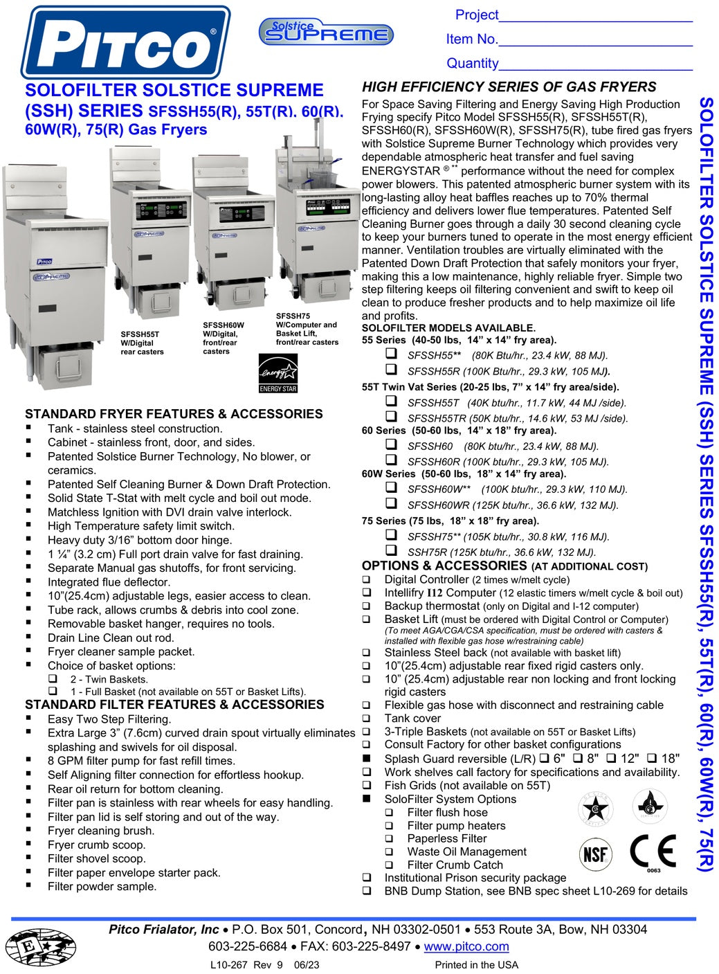 Spec Sheet