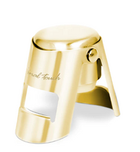 Final Touch Champagne Bottle Stopper - Brass