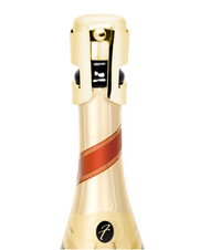 Final Touch Champagne Bottle Stopper - Brass