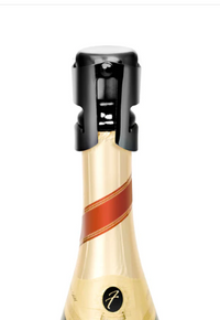 Final Touch Champagne Bottle Stopper - Black Chrome