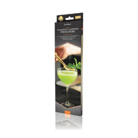 Final Touch Cocktail Garnish Tweezers - Brass Finish