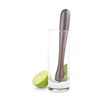 Final Touch Solid Wood Cocktail Muddler