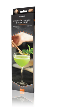 Final Touch Cocktail Garnish Tweezers - Copper Finish