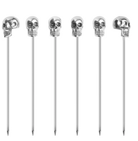 Final Touch Brain Freeze Skull Cocktail Picks