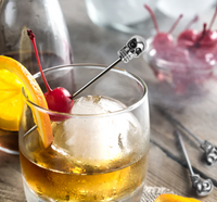 Final Touch Brain Freeze Skull Cocktail Picks