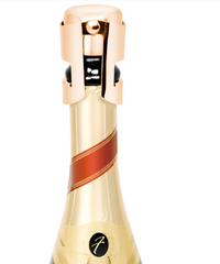 Final Touch Champagne Bottle Stopper - Copper