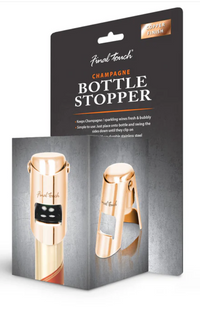 Final Touch Champagne Bottle Stopper - Copper
