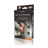 Final Touch Liquor Bottle Pourers - Copper Finish - Set of 2