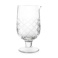 Final Touch Extra-Large Stemmed Yarai Mixing Pitcher with Hawthorne Strainer