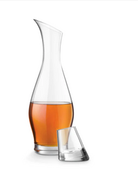 Final Touch Entasis Lead-Free Crystal Liquor Decanter