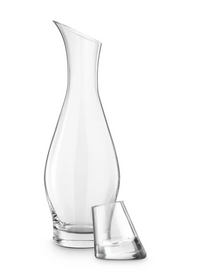 Final Touch Entasis Lead-Free Crystal Liquor Decanter