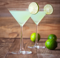 Final Touch Martini Lead-Free Crystal Glasses - Set of 2