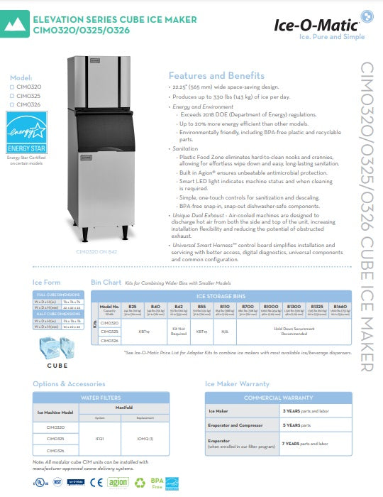 Spec Sheet