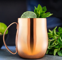 Final Touch 16 Oz Double Wall Moscow Mule