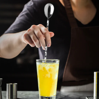 Final Touch Cocktail Mixing Spoon, Stainless Steel