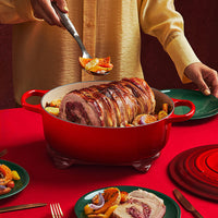 Le Creuset 6.2 Litre Shallow Round Dutch Oven - Meringue