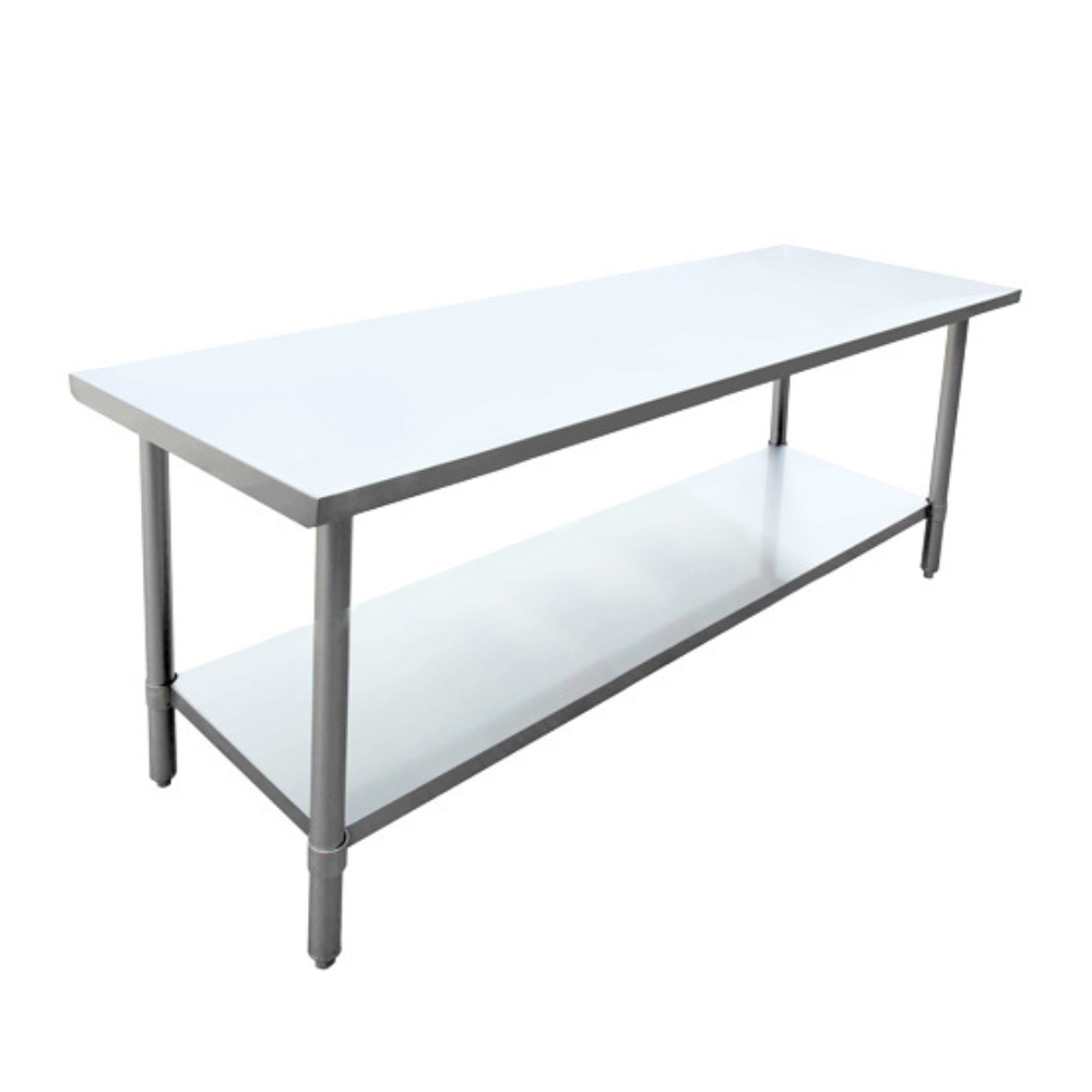 Nella 24" x 72" All Stainless Steel Worktable