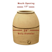 Tandoor Morni 34" Square Tandoor Clay Oven, Natural Gas