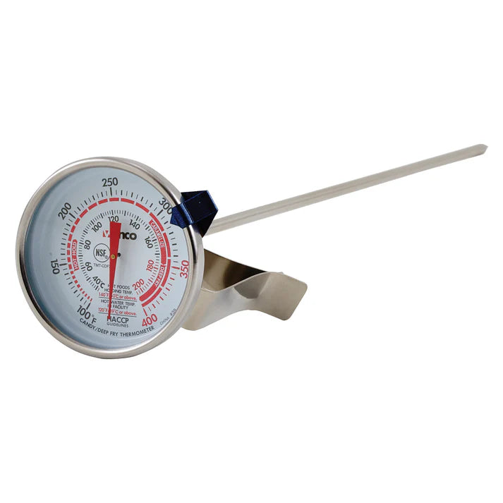 Winco Candy / Deep Fry Dial Thermometer 100° to 400°F