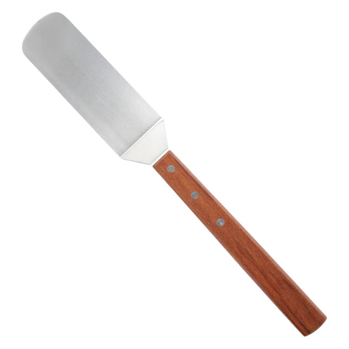 Winco Giant Offset Turner 8.5" x 3" Blade, Wood Handle - TN44