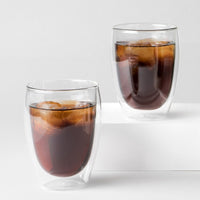 Bodum Pavina 12 Oz Double Wall Glass 2 /Box