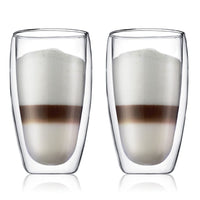 Bodum Pavina 15 Oz Double Wall Glass 2 /Set