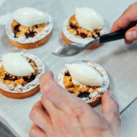 Ventures Triangle Green Grip Small Quenelle Spoon